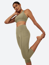 IUGA FlexTight Capris With Pockets Squat Proof - IUGA