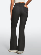 IUGA FlexDenim® High Waist Crossover Flare Jeans for Women With Pockets - IUGA