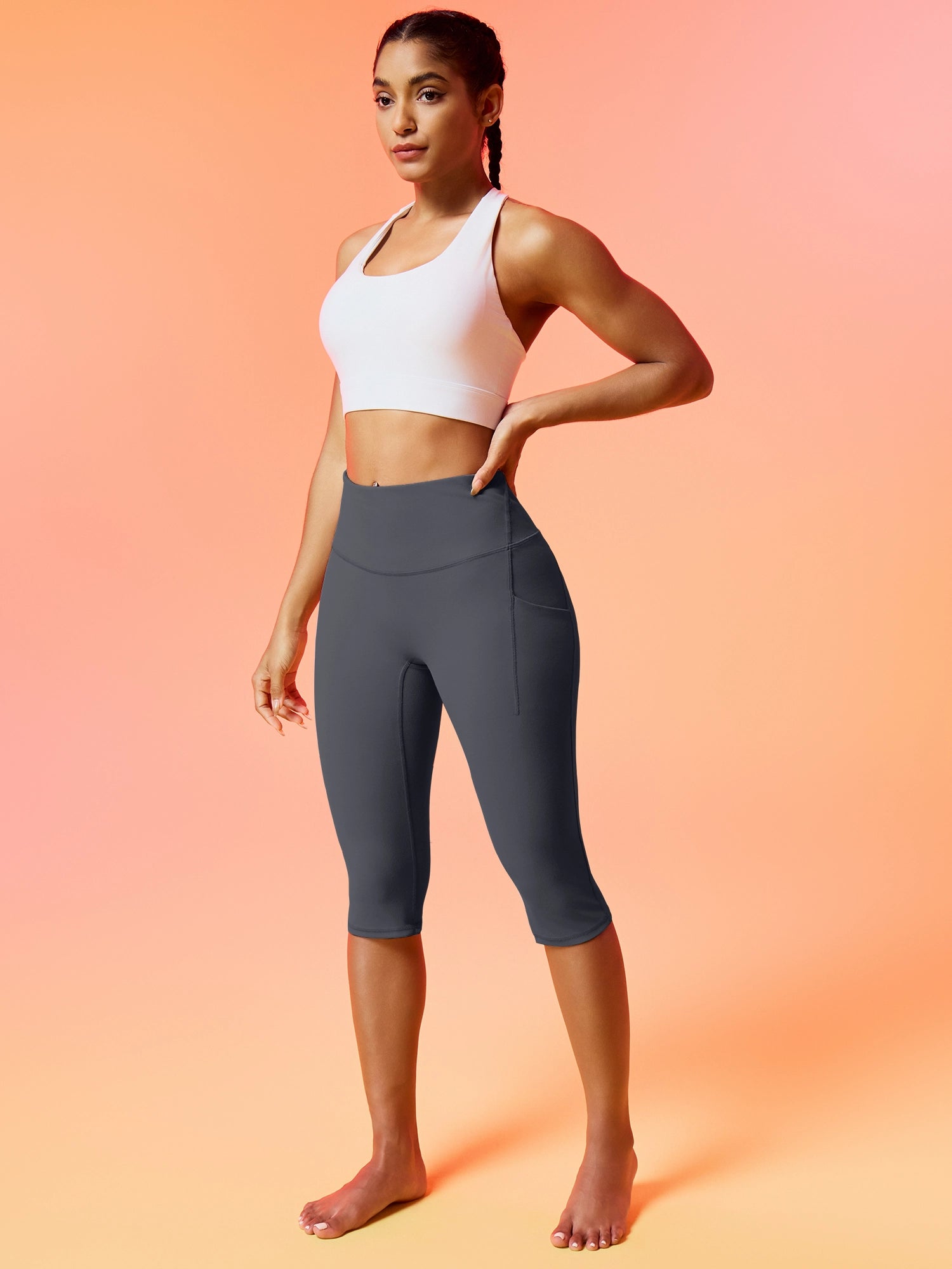 IUGA  FlexTight  No Front Seam Capris - IUGA