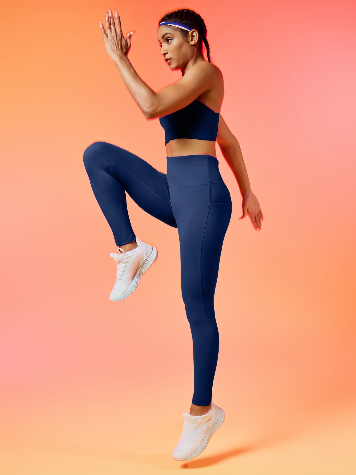 IUGA Flextight No Front Seam Scrunch Leggings With Pockets - IUGA