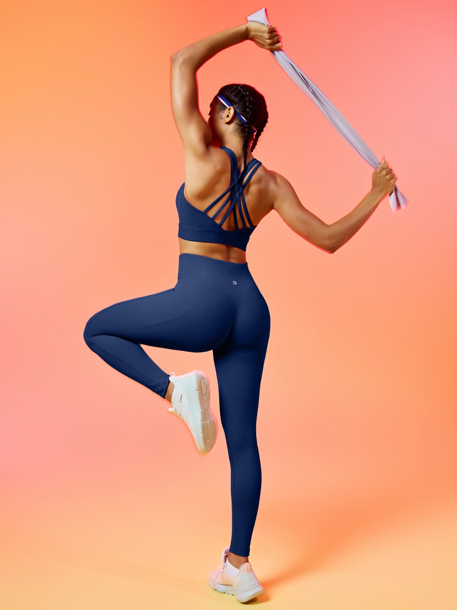 IUGA Flextight No Front Seam Scrunch Leggings With Pockets - IUGA