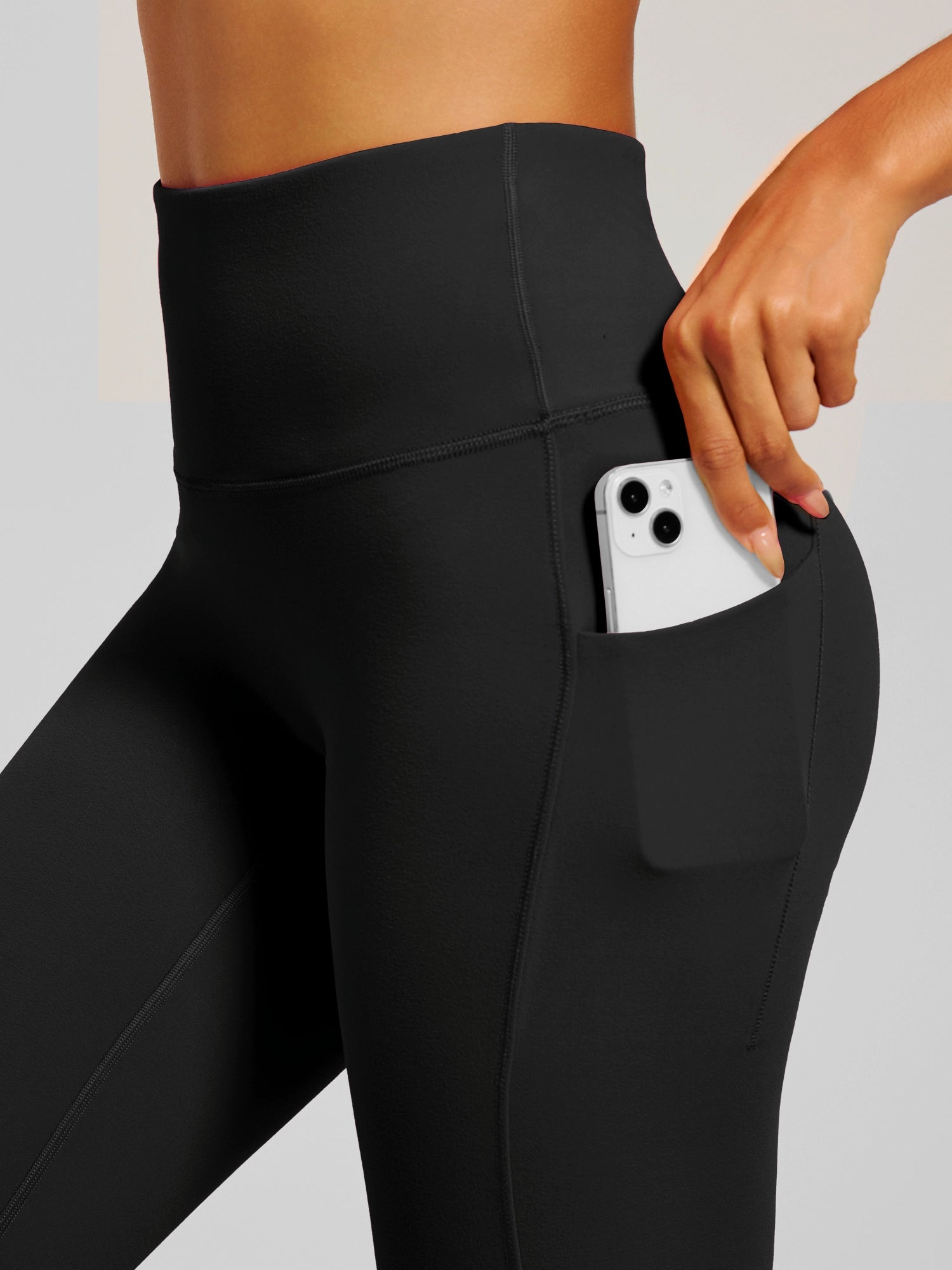 IUGA Flextight No Front Seam Scrunch Leggings With Pockets - IUGA