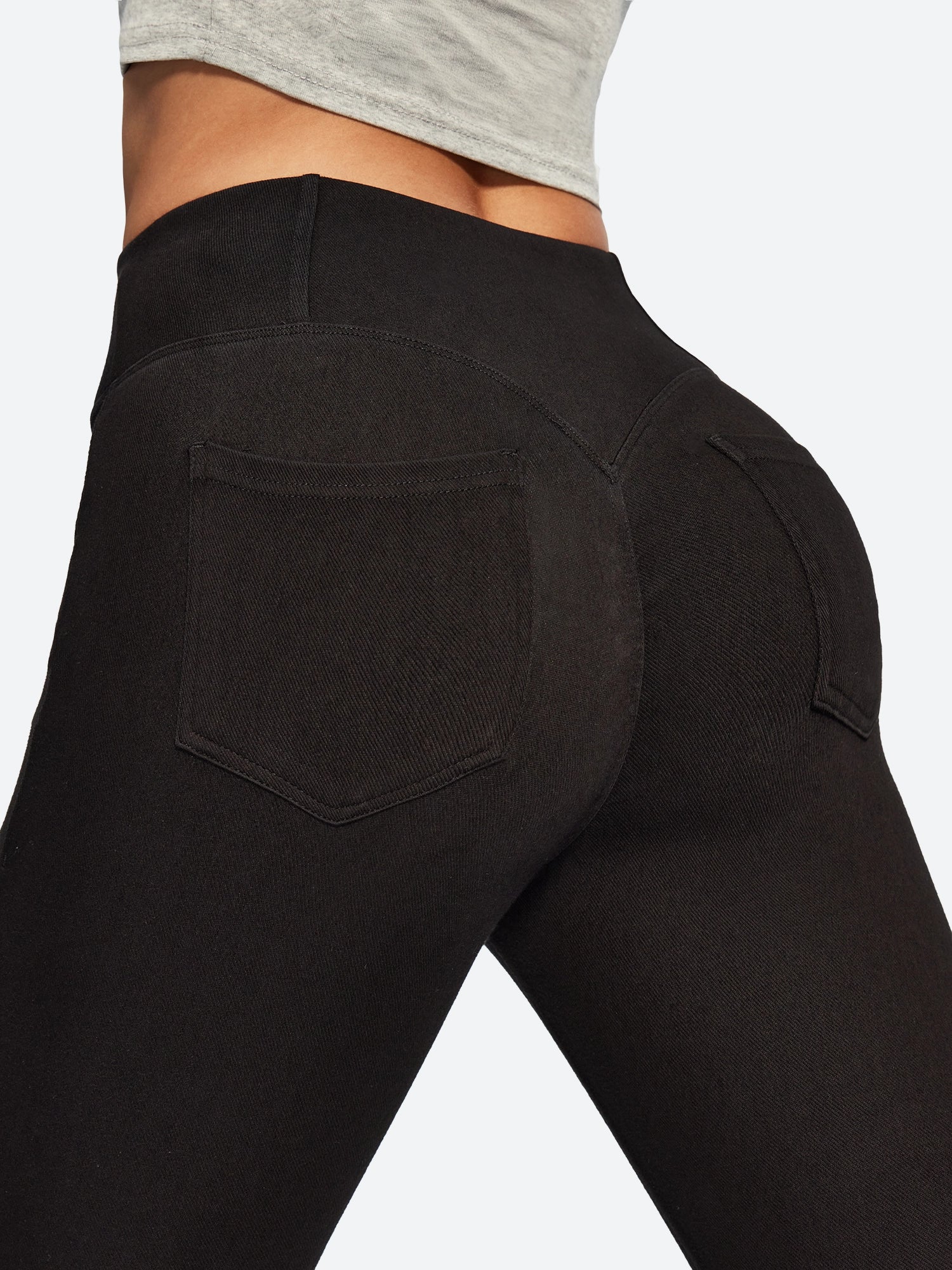 IUGA FlexDenim® High Waisted Stretchy Butt Lifting Jeggings With Pockets | Affordable Yoga Leggings & Activewear by IUGA