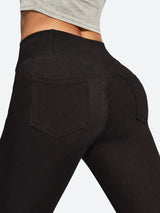 IUGA FlexDenim® High Waisted Stretchy Butt Lifting Jeggings With Pockets | Affordable Yoga Leggings & Activewear by IUGA