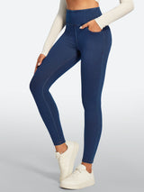 IUGA FlexDenim® High Waisted Stretchy Butt Lifting Jeggings With Pockets | Affordable Yoga Leggings & Activewear by IUGA