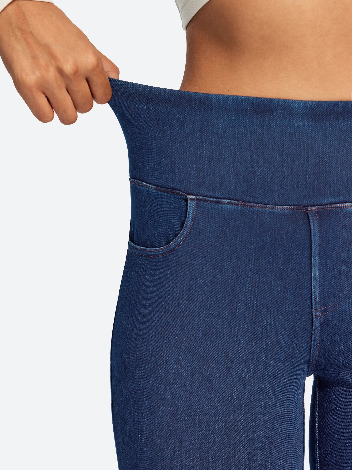 IUGA FlexDenim® High Waisted Stretchy Butt Lifting Jeggings With Pockets | Affordable Yoga Leggings & Activewear by IUGA