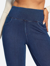 IUGA FlexDenim® High Waisted Stretchy Butt Lifting Jeggings With Pockets | Affordable Yoga Leggings & Activewear by IUGA