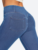 IUGA FlexDenim® High Waisted Stretchy Butt Lifting Jeggings With Pockets | Affordable Yoga Leggings & Activewear by IUGA