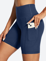 IUGA FlexTight Tummy Control Shorts With Pockets 6''