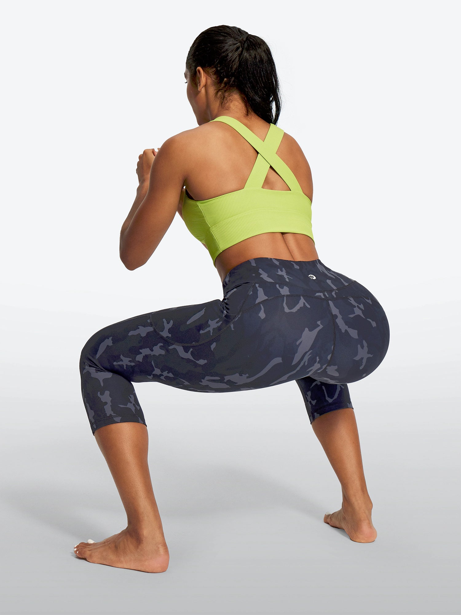 IUGA FlexTight Capris With Pockets Squat Proof