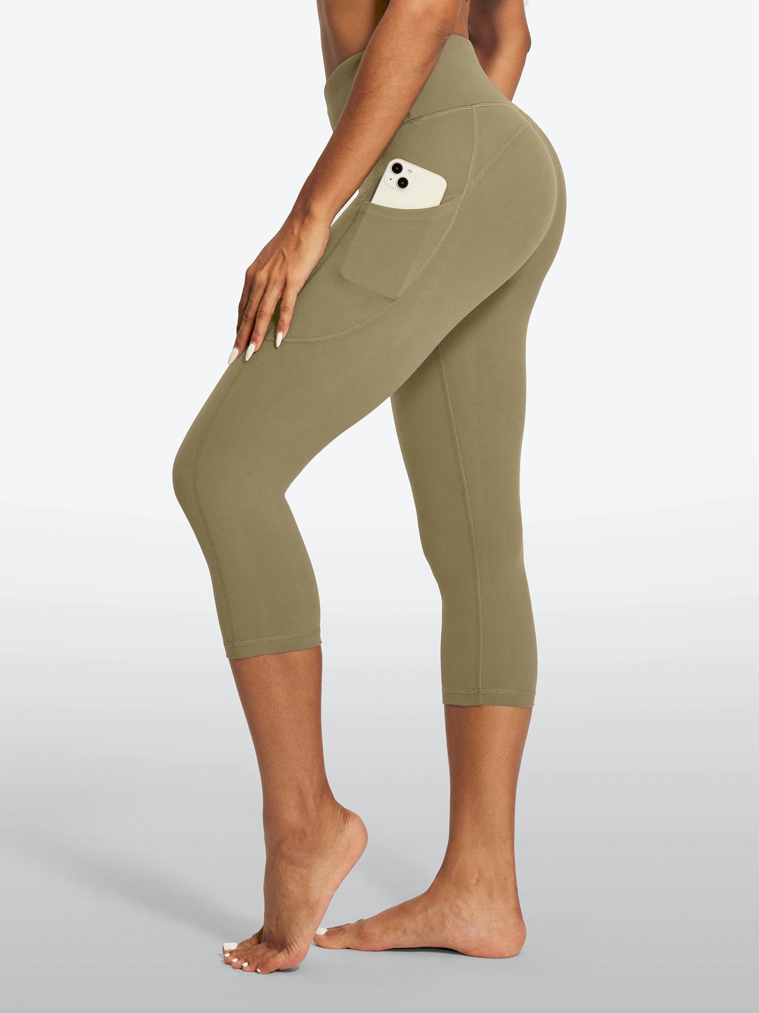 IUGA FlexTight Capris With Pockets Squat Proof