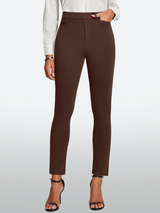 IUGA Pull On Stretchy Work Pants With Pockets | Affordable Yoga Leggings & Activewear by IUGA