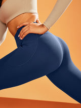 IUGA Heatlab® Sandwich Waistband Fleece Lined No Front Seam Leggings | Affordable Yoga Leggings & Activewear by IUGA