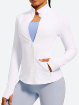IUGA FlexTight Full Zip Lightweight Running Track Jacket With Thumbholes | Affordable Yoga Leggings & Activewear by IUGA