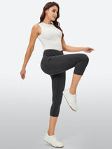 IUGA FlexDenim™ Stretchy Pull On Capri Jeans With Pockets - IUGA