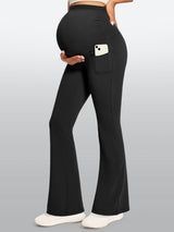 IUGA Maternity Leggings With Pockets Over The Belly