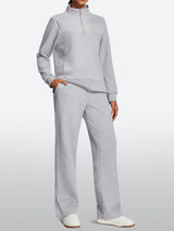 IUGA 2 Piece Outfits Wide Leg Pants Lounge Set