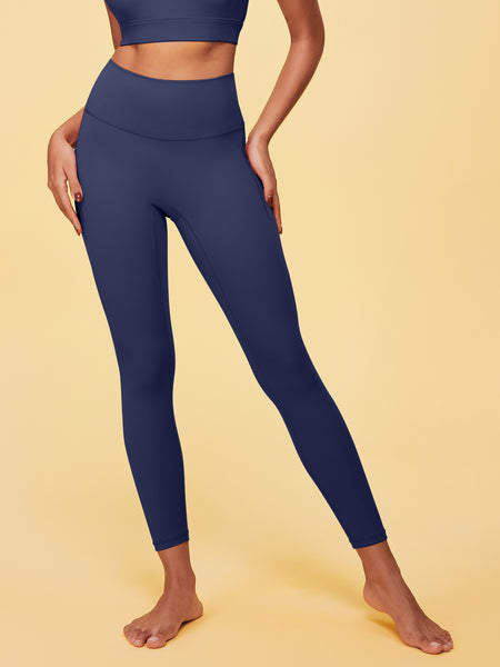 Nala レギンス High waist half leggings IUGA ButterLab® No Front Seam Leggings With Pockets