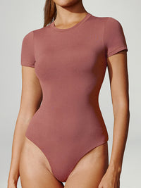 IUGA Round Neck Short Sleeve Bodysuits - IUGA