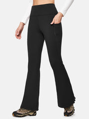 IUGA HEATLAB™ Water Resistant Fleece Lined Flare Pants With Pockets