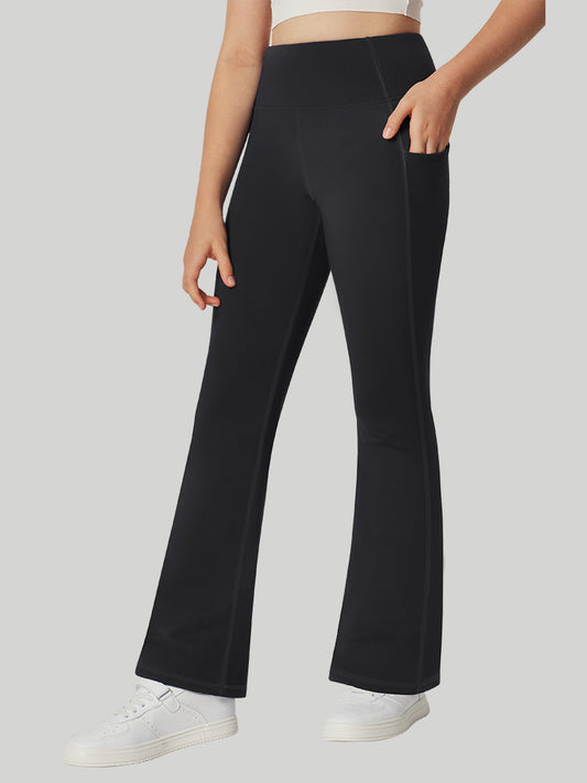 IUGA HeatLAB™ Girl's Fleece Lined Flare Pants With Pockets