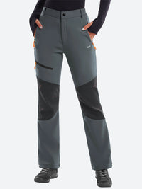 IUGA Waterproof Insulated Softshell Winter Fleece Lined Snow Pants - IUGA