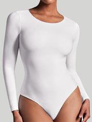 IUGA BUTTERLAB™ Long Sleeve Crew Neck Bodysuits for Women
