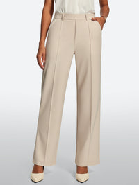 IUGA High-Waisted Wrinkle-Resistant Wide-Leg Work Pants - IUGA