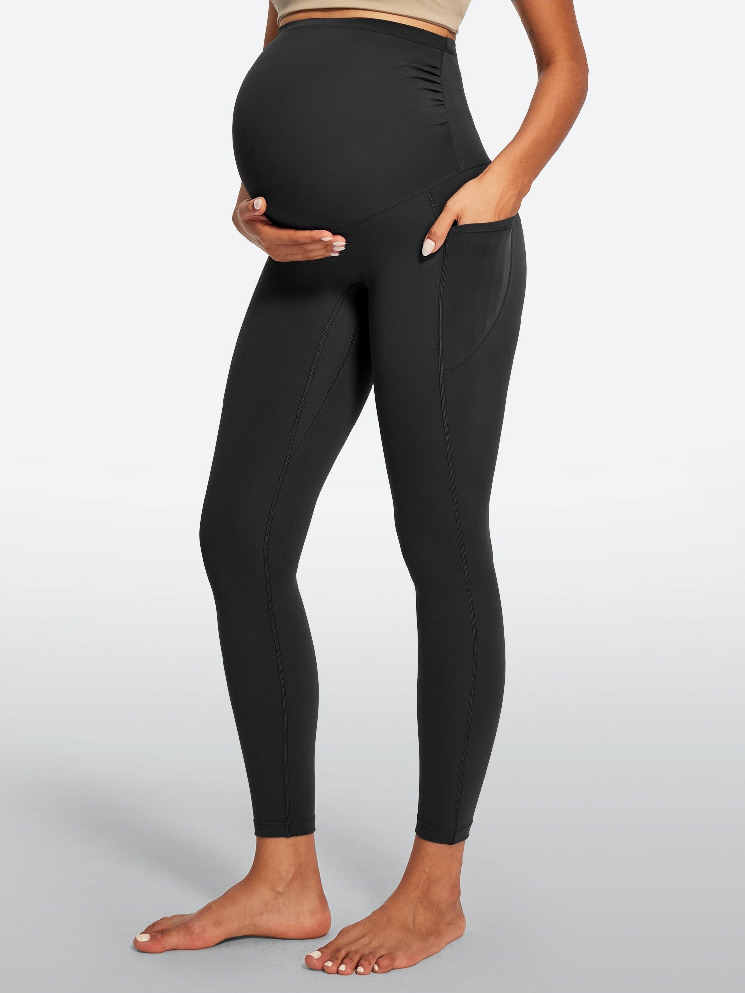 IUGA Comfy Stretch Over The Belly Maternity Leggings | Affordable Yoga Leggings & Activewear by IUGA