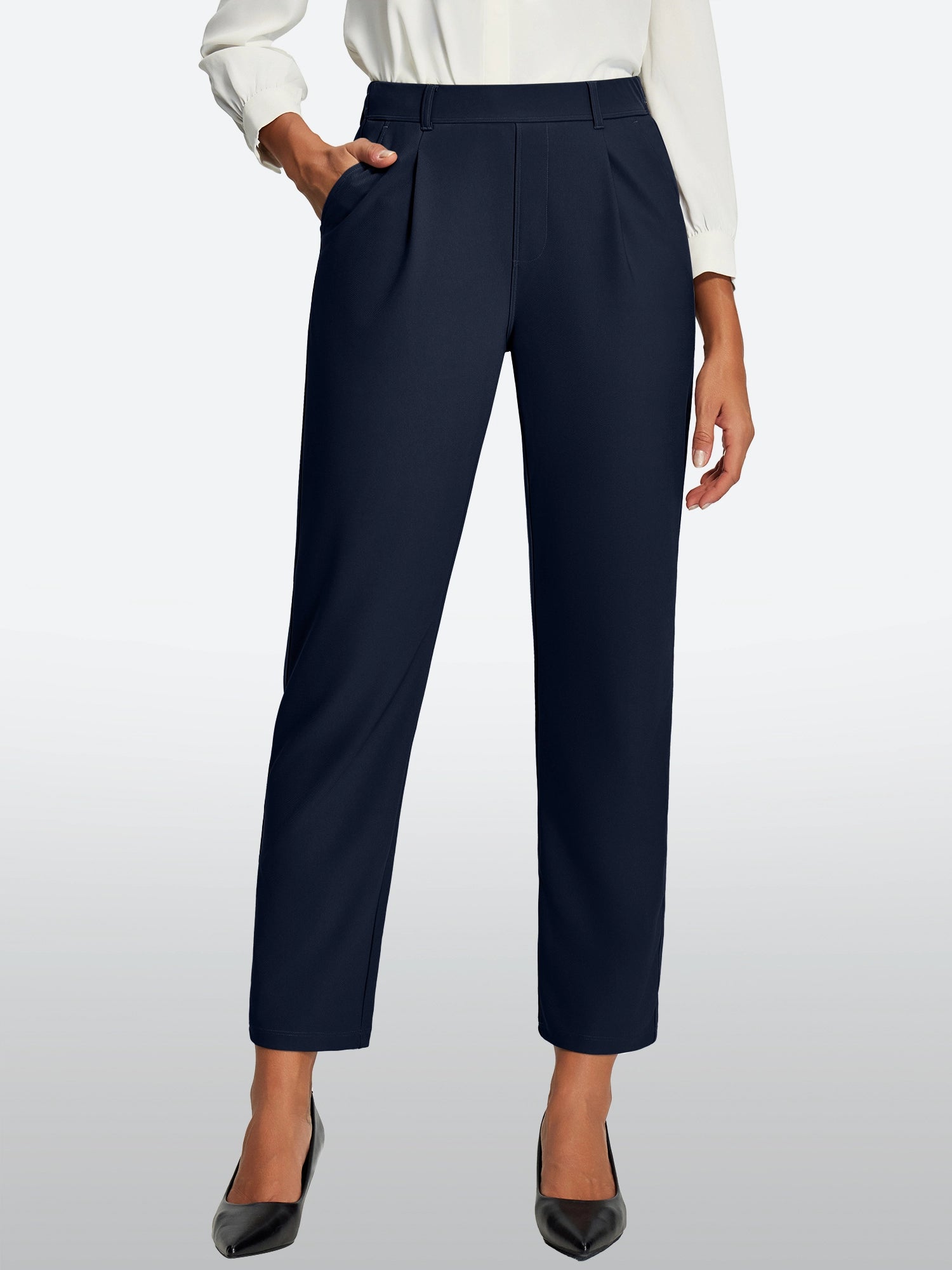 IUGA Stretch Comfy Skinny Leg Work Casual Pants