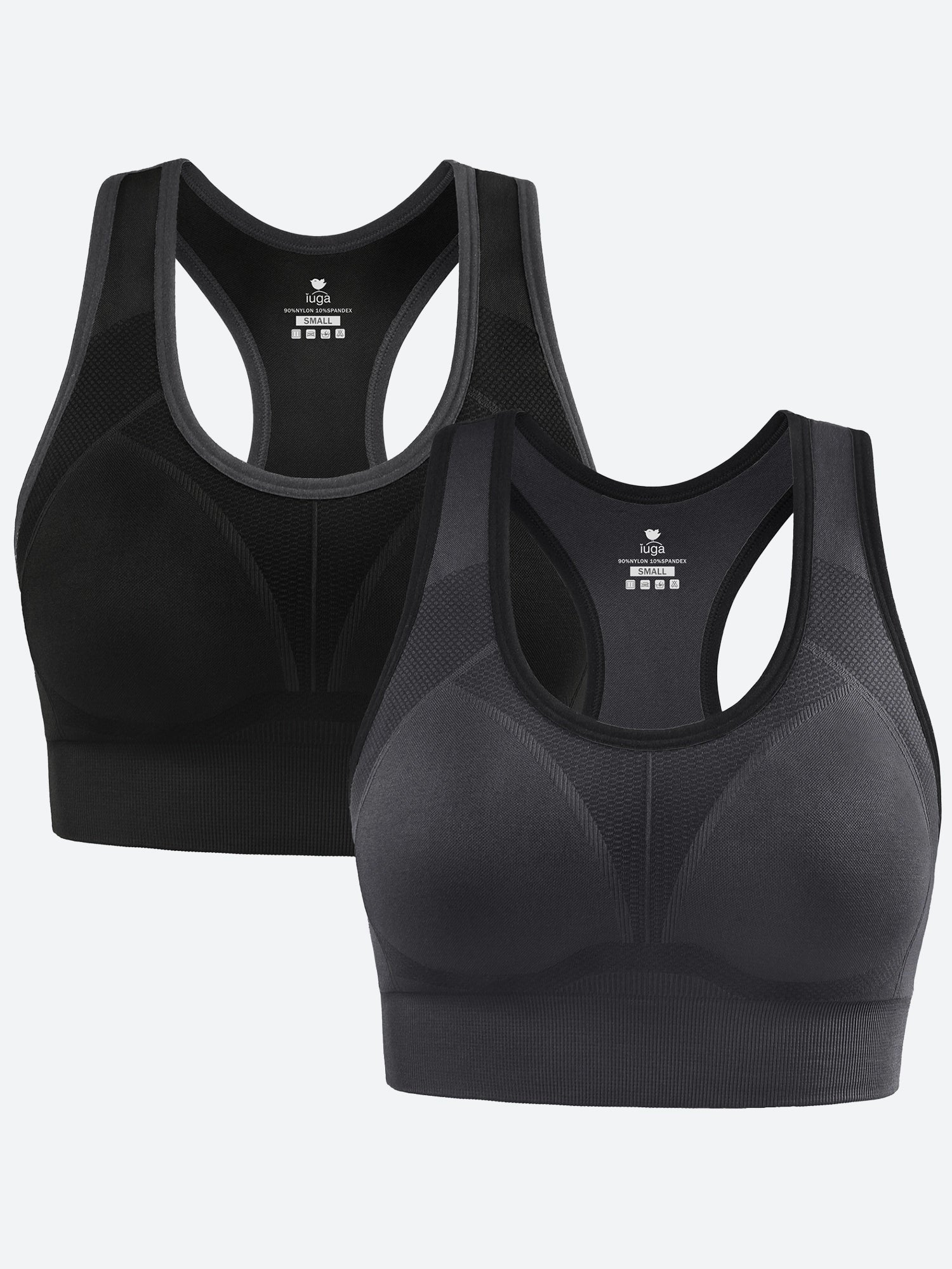 IUGA 2/3 Packs High Impact Racerback Sports Bra - IUGA