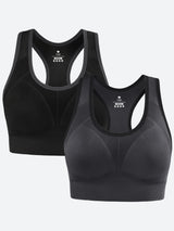 IUGA 2/3 Packs High Impact Racerback Sports Bra