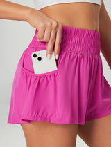 IUGA High Waist Flowy Shorts With Pockets