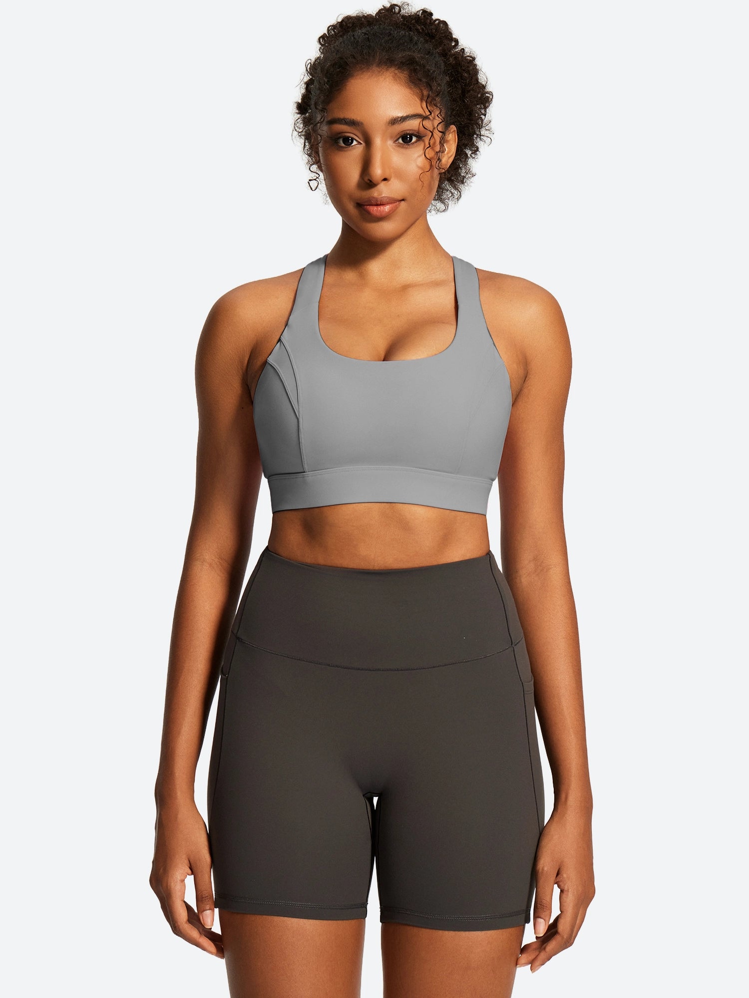 IUGA High Impact Adjustable Criss Cross Back Sports Bra | Affordable Yoga Leggings & Activewear by IUGA