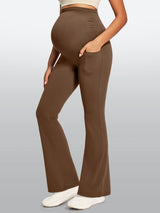 IUGA Maternity Leggings With Pockets Over The Belly