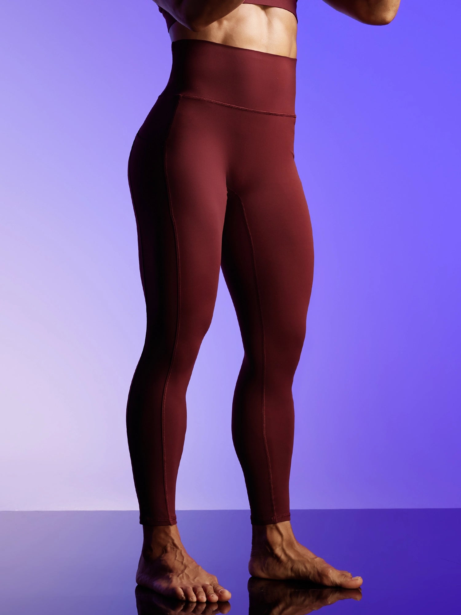 IUGA PowerTight No Front Seam Compression Leggings | IUGA
