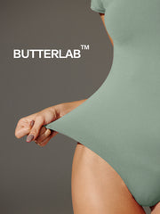 IUGA ButterLAB™ Short Sleeve Square Neck Bodysuit