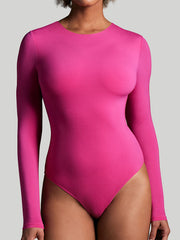 IUGA BUTTERLAB™ Long Sleeve Crew Neck Bodysuits for Women