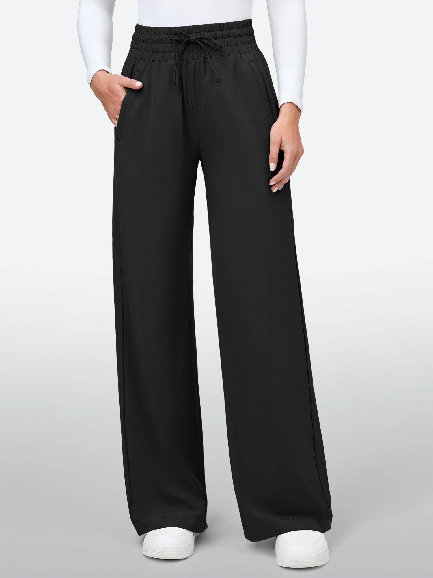 IUGA UPF 50+ Quick-Dry Wide Leg Flowy Pants 28‘’/30‘’ - IUGA