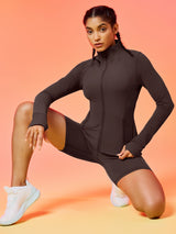 IUGA FlexTight Full Zip Lightweight Running Track Jacket With Thumbholes