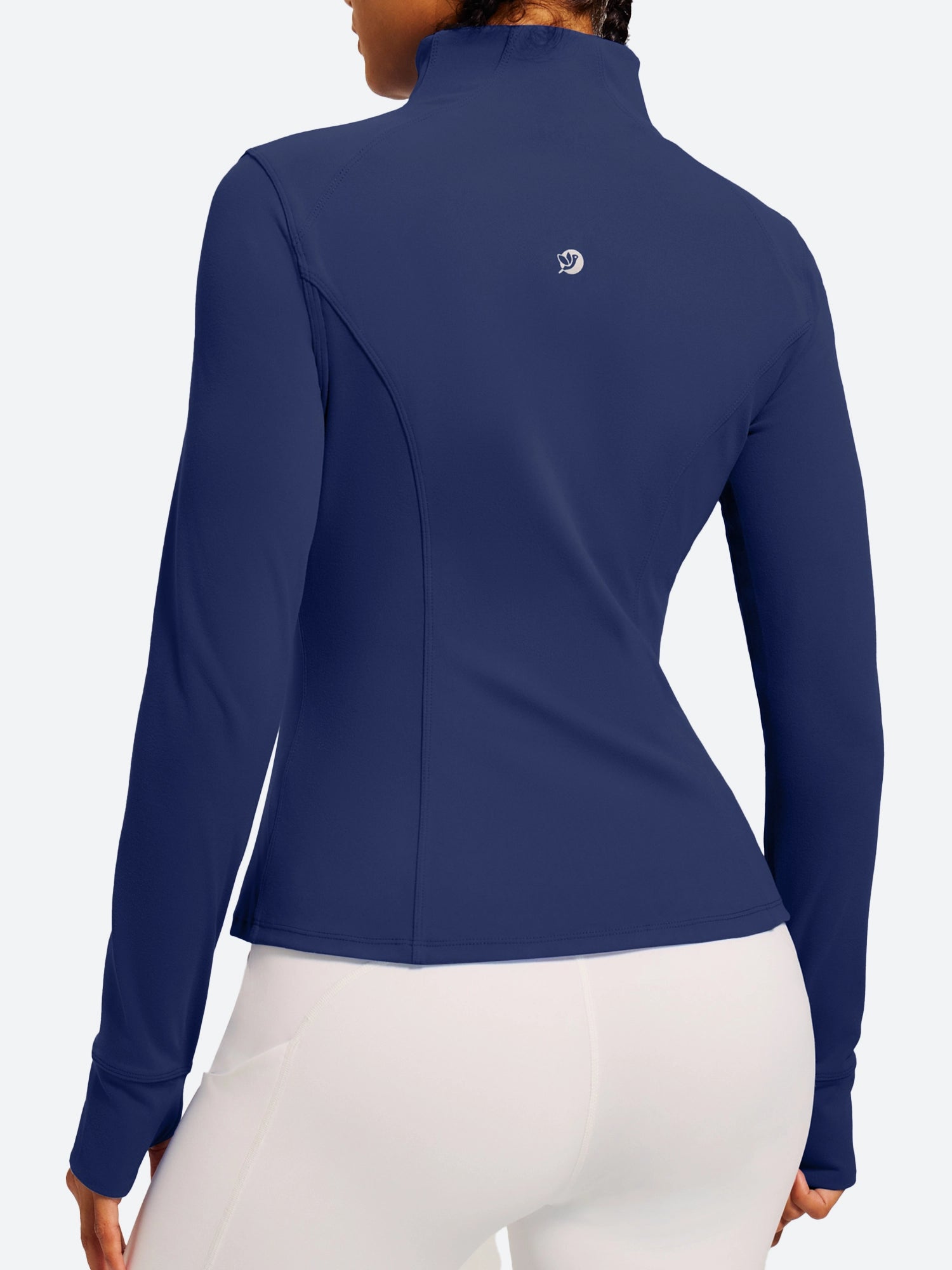 IUGA FlexTight Full Zip Lightweight Running Track Jacket With Thumbholes