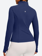 IUGA FlexTight Full Zip Lightweight Running Track Jacket With Thumbholes
