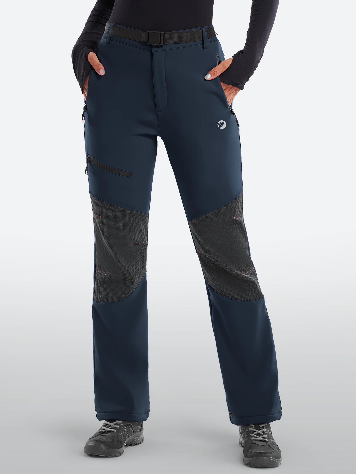 IUGA Waterproof Insulated Softshell Winter Fleece Lined Snow Pants | Affordable Yoga Leggings & Activewear by IUGA
