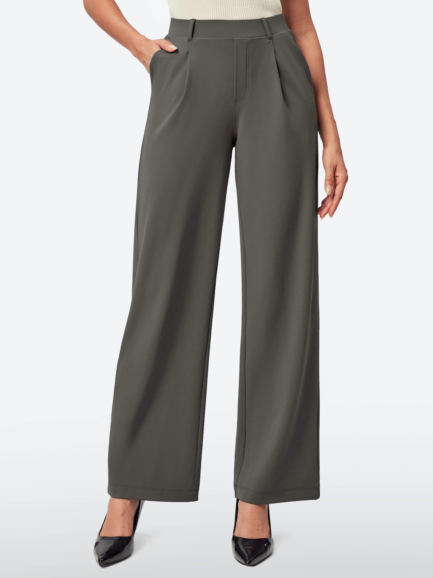 sachin and babi light blue dress High Waisted Pants | High Waist Pants For Women main image 0