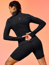 IUGA FlexTight Full Zip Lightweight Running Track Jacket With Thumbholes