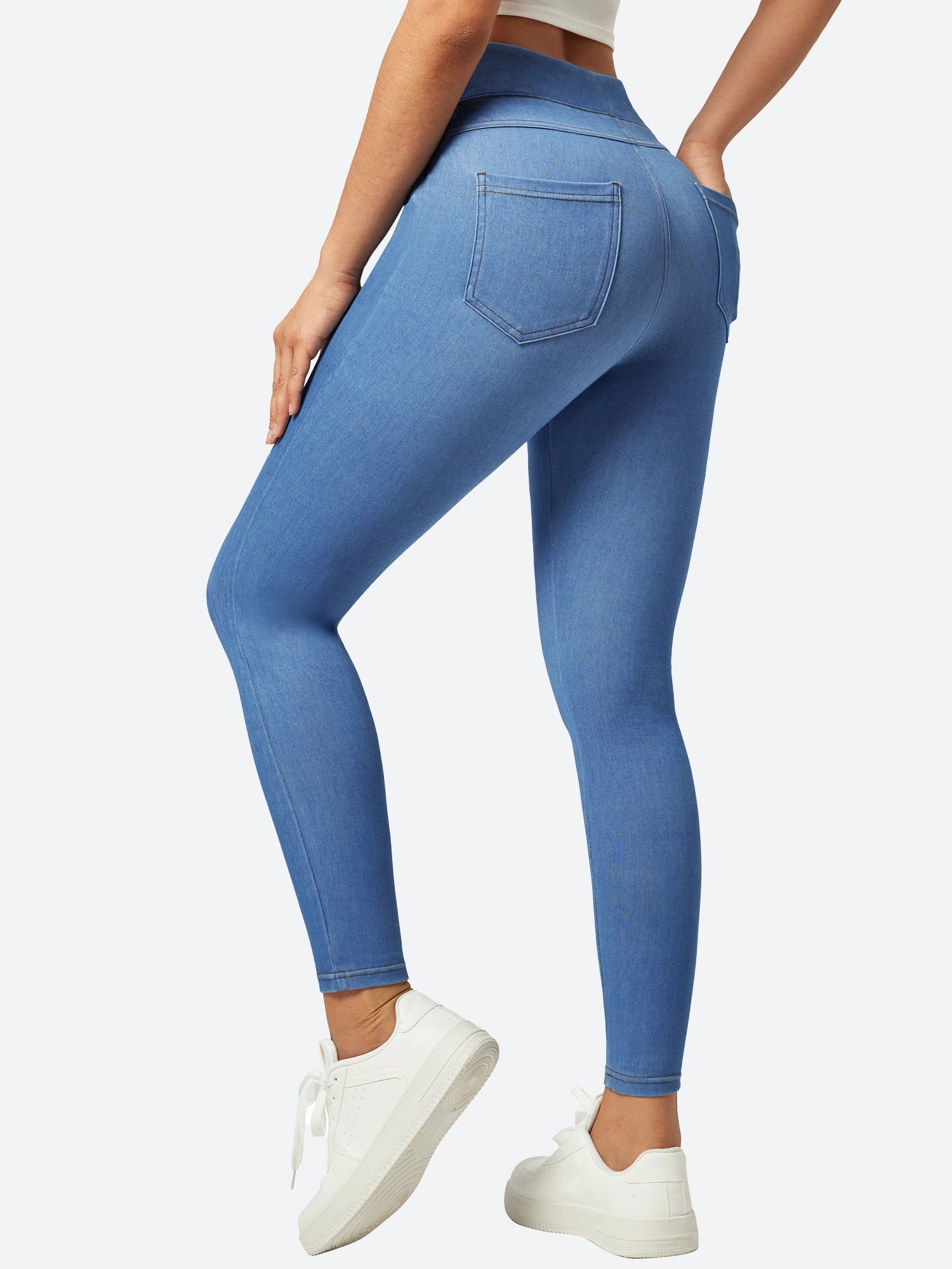 IUGA FlexDenim® High Waist Stretchy Knit Jeggings for Women