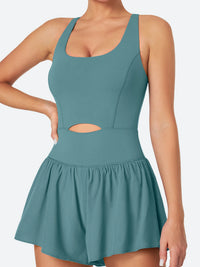 IUGA Padded Tummy Control Athletic Romper - IUGA