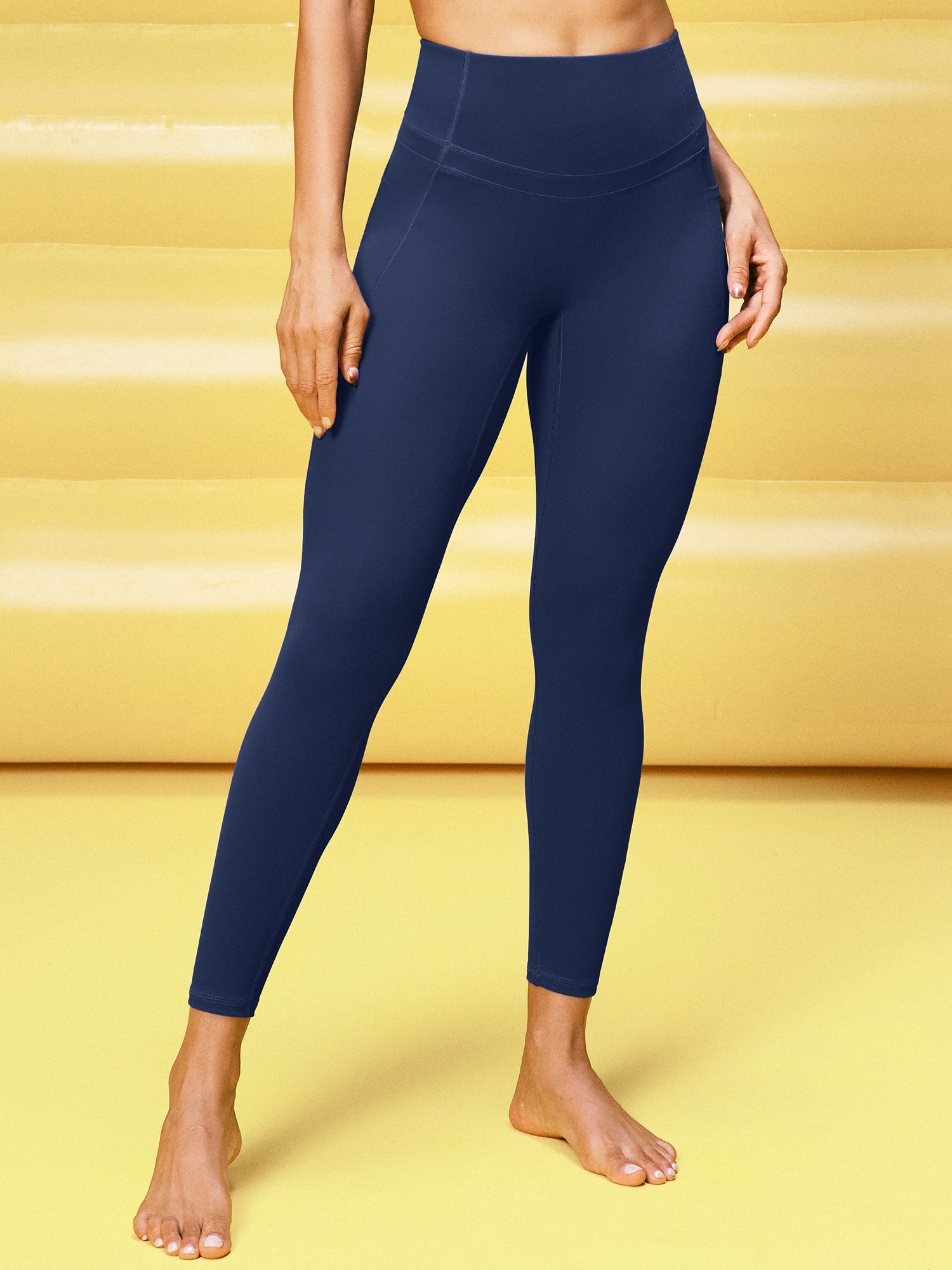 IUGA ButterLab® High-Waist Scrunch Butt No Front Seam Leggings With Pockets