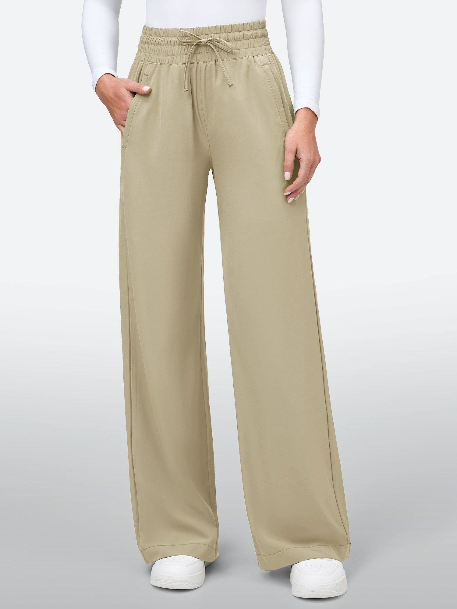 IUGA UPF 50+ Quick-Dry Wide Leg Flowy Pants 28‘’/30‘’ - IUGA