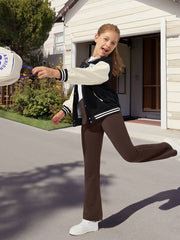 IUGA HEATLAB™ Girl's Fleece Lined Flare Pants With Pockets